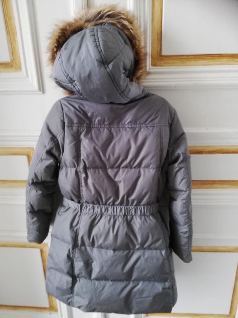 TOPPER Jacadi - duvet - 8 ans -128 - col en fourrure amovibl, Enfants & Bébés, Enlèvement ou Envoi, Jacadi, Comme neuf, Fille