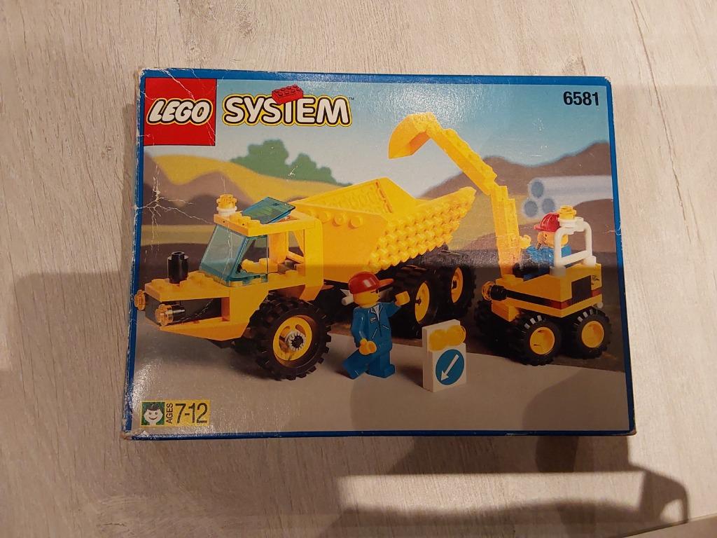 Lego 6581 vrachtwagen met bobcat, Ophalen of Verzenden, Zo goed als nieuw, Lego