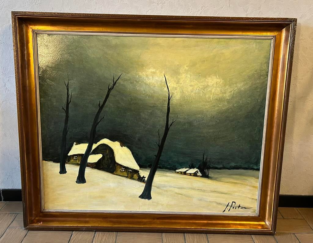 Vlaamse winter schilderij, Ophalen
