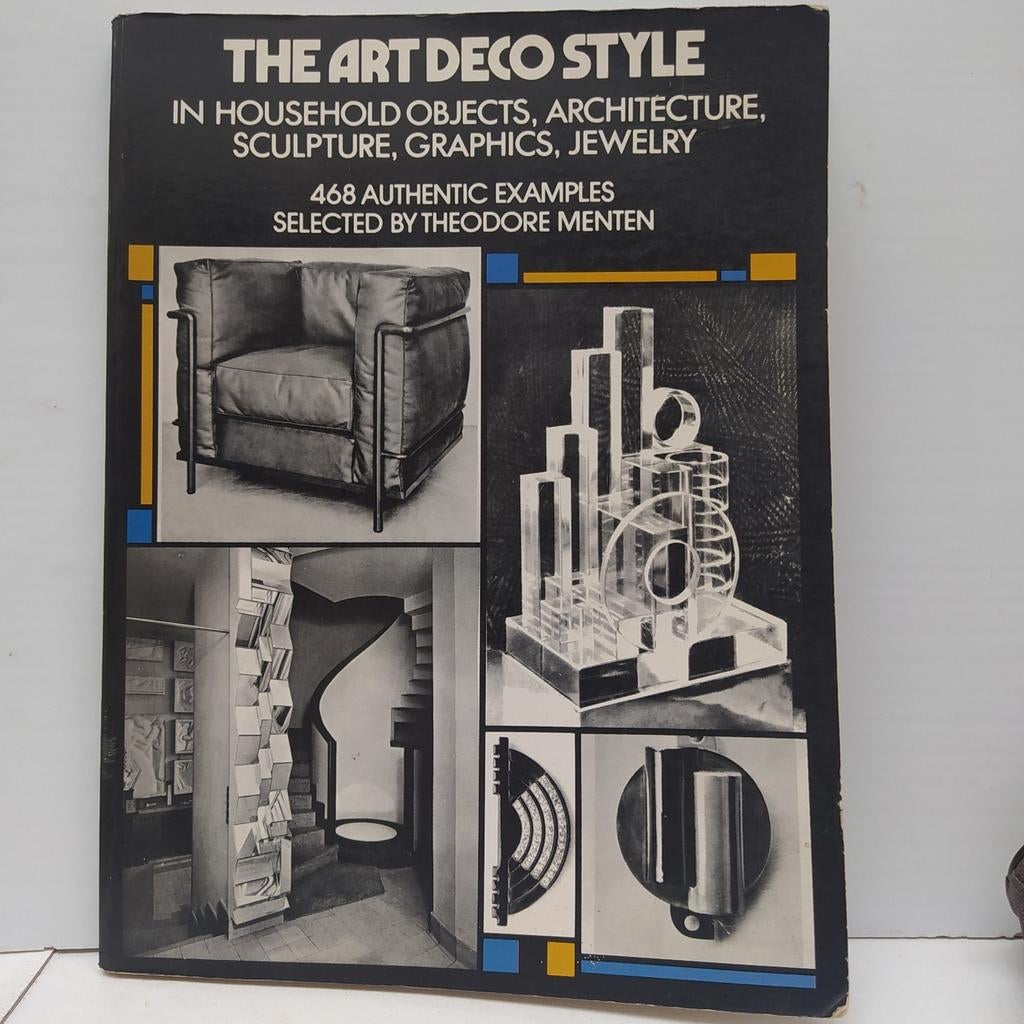 the Art Deco style. Vintage boek, Enlèvement