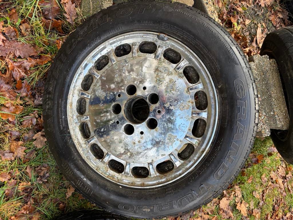 Mercedes-Benz Gullideckel Putdeksel velgen, Ophalen, Gebruikt, 15 inch, Velg(en)