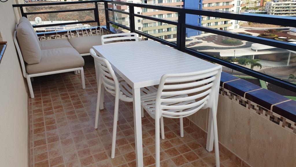 Zonnig appartement, zeezicht, te huur Playa Paraiso Tenerife