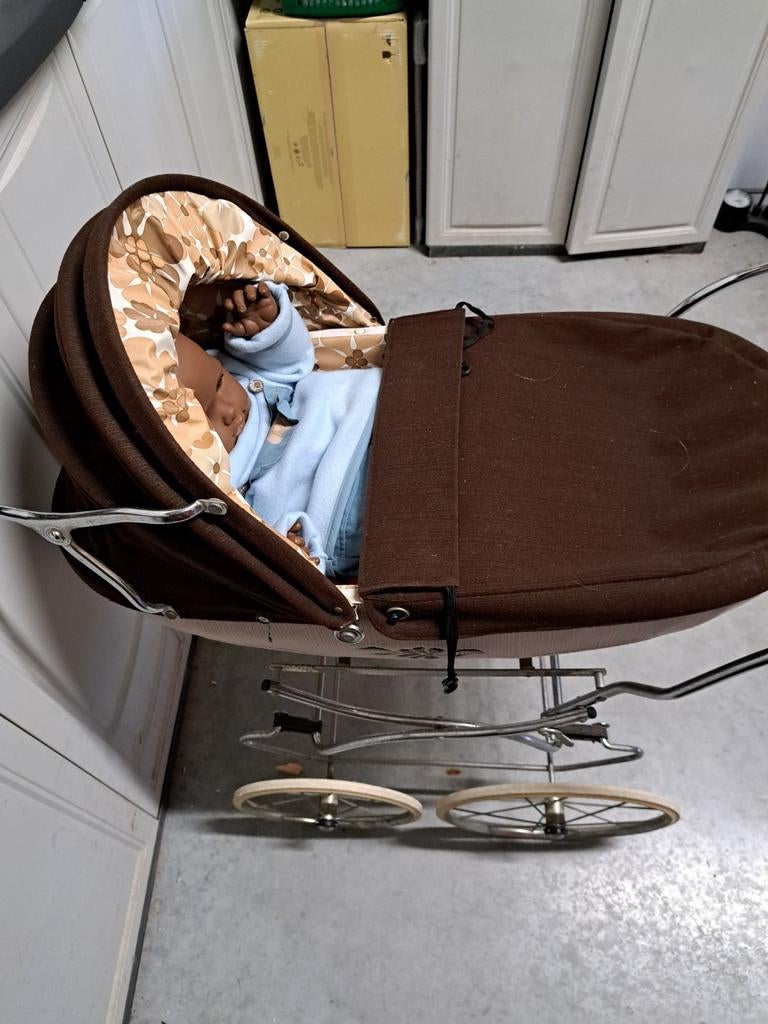 Vintage kleine poppenwagen, Kinderen en Baby's, Kinderwagens en Combinaties, Ophalen, Gebruikt