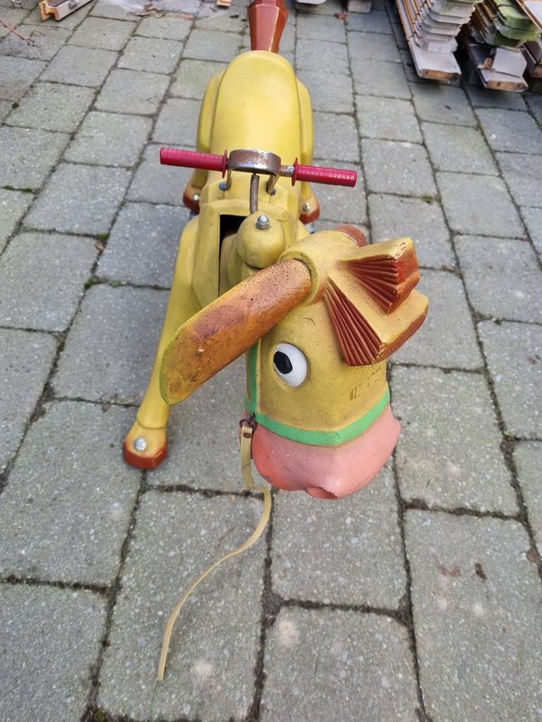 Vintage schommelpaard, Kinderen en Baby's, Speelgoed | Buiten | Speeltoestellen, Ophalen