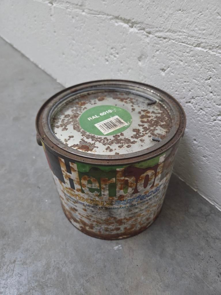 Surfaceur Herbol Herbolux RAL 6010 vert — 2,5 L, Bricolage & Construction, Enlèvement ou Envoi