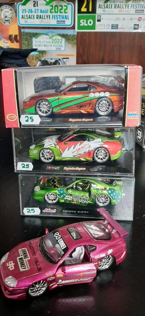4 Toyota Supra  schaal 1/35, Ophalen of Verzenden, Nieuw