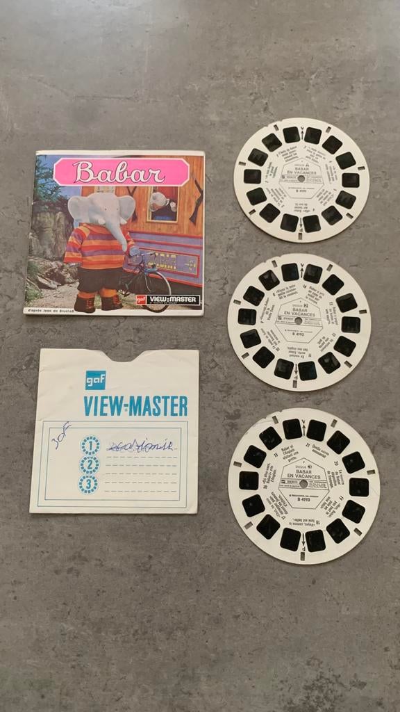 Jeu vintage Babar en vacances, Enlèvement ou Envoi, Utilisé