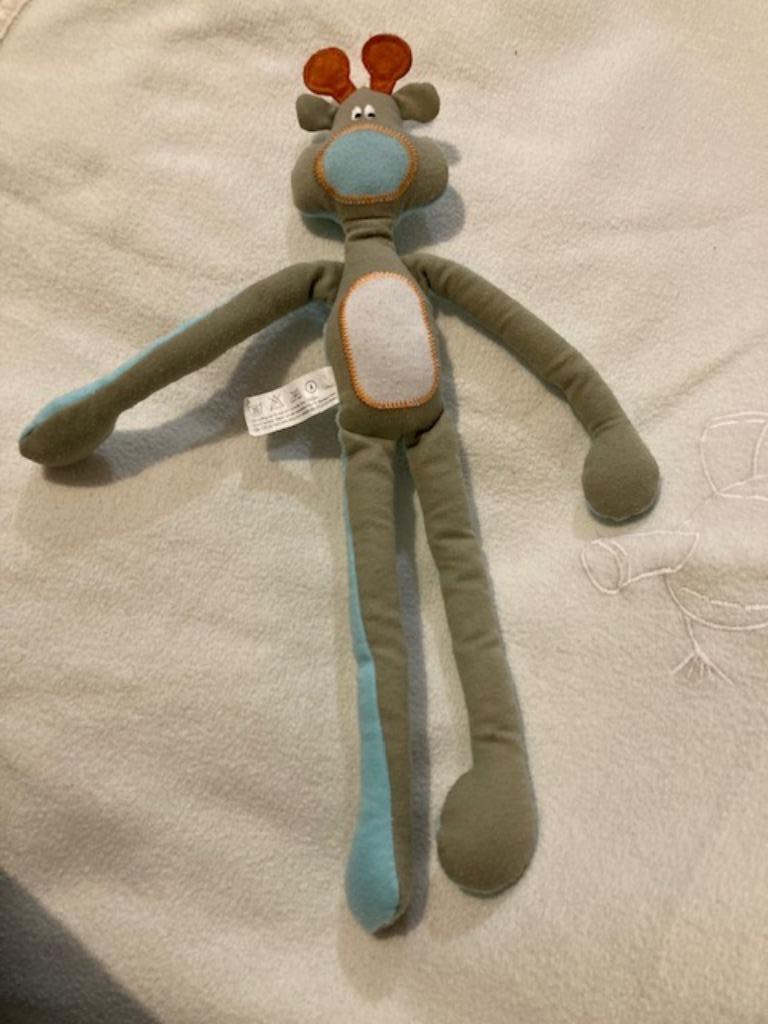 Rendier Blauw Doudou Hema, Ophalen of Verzenden, Gebruikt