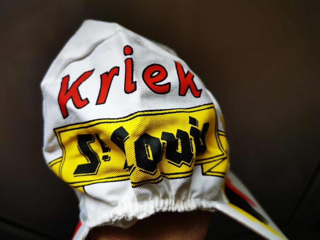 Kriek st. Louis uniek wielerpetje met 2 kleppen, Ophalen of Verzenden, Nieuw, Kleding