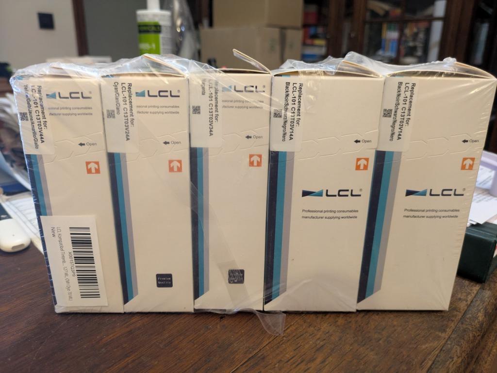 Encre Epson - Ecotank - epson 101 - noir (2X), couleur (1X), Enlèvement, Neuf, Autres types, Epson