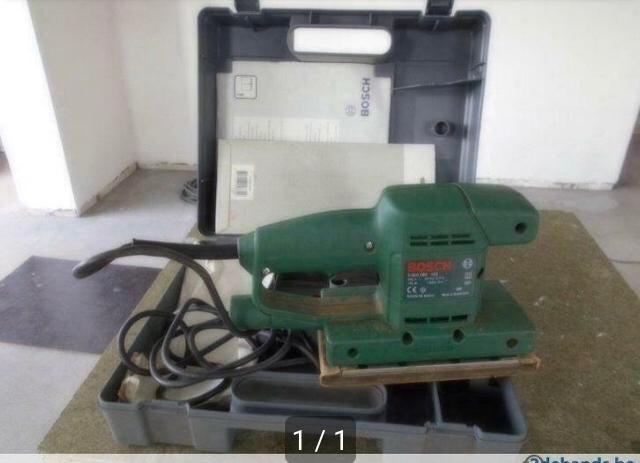 vlakschuurmachine, Bricolage & Construction, Outillage | Ponceuses, Utilisé, Ponceuse orbitale, Enlèvement ou Envoi