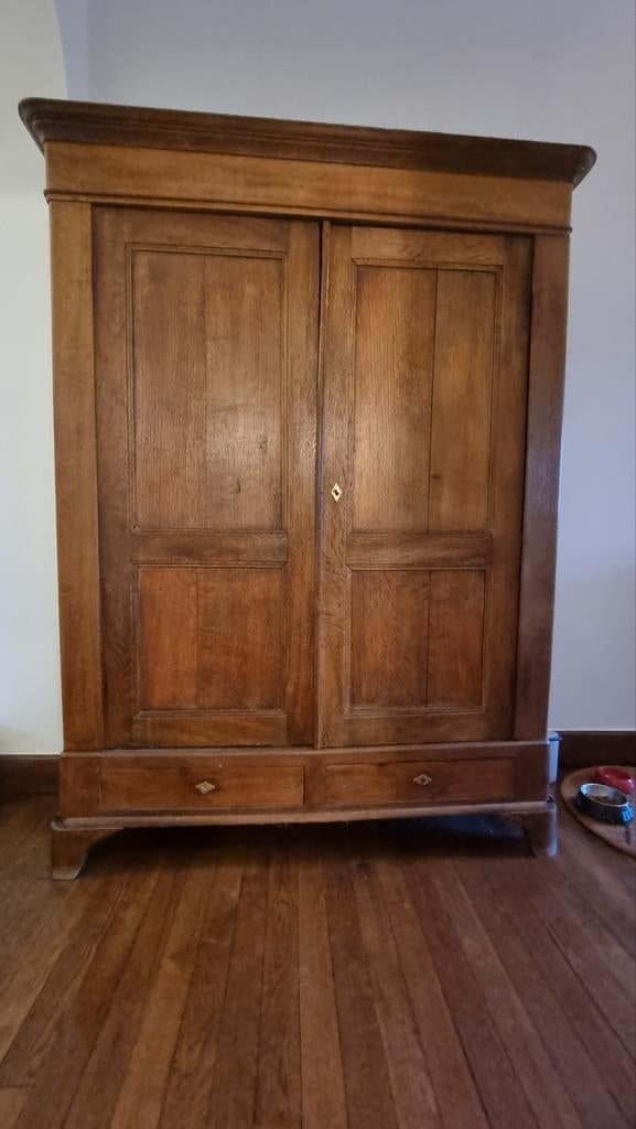Armoire en chêne 1898 - très rare- très bon état, Enlèvement