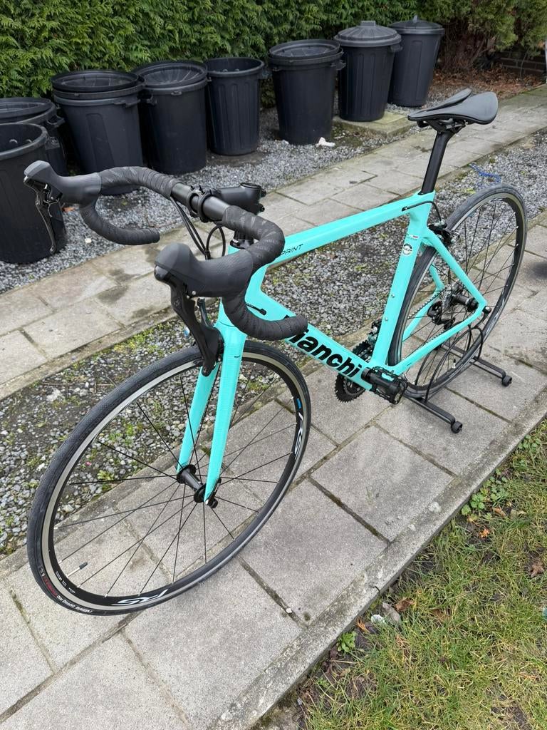 BIANCHI SPRINT 105 11s CÉLESTE, Enlèvement ou Envoi, Comme neuf, Carbone