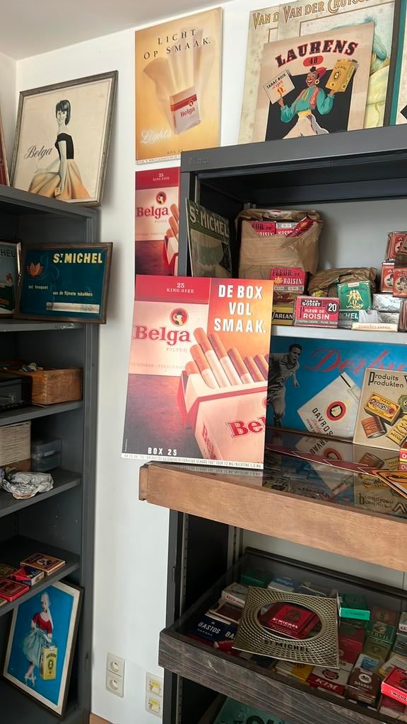 Oude toonbank reclame Belga, Ophalen of Verzenden, Zo goed als nieuw