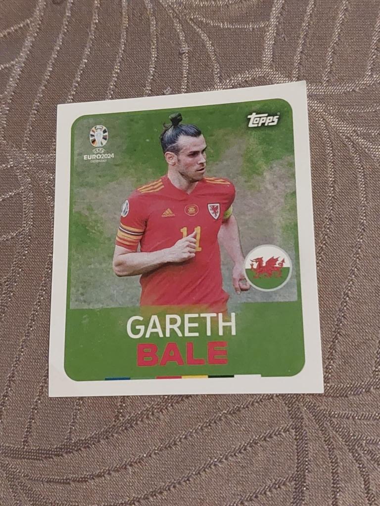 Topps / Sticker / Gareth Bale / Wales / Euro 2024, Verzenden, Nieuw, Poster, Plaatje of Sticker