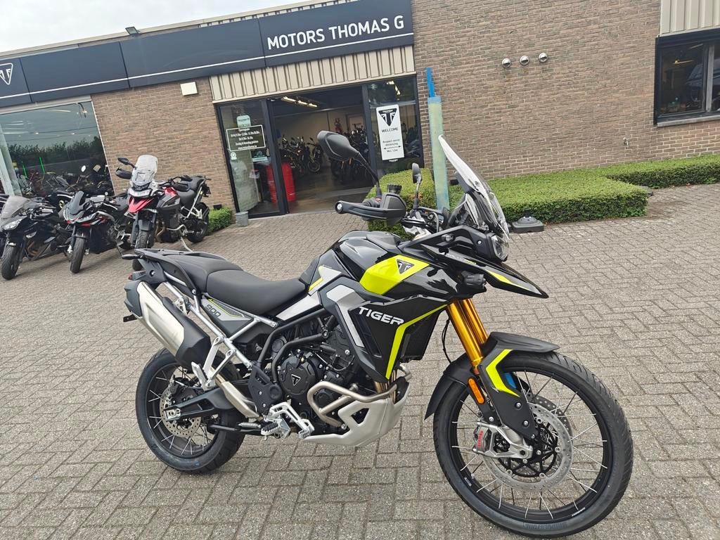 Triumph Tiger 900 Rally Pro 2025, Handvatverwarming, Motorrijbewijs A, Bedrijf, Meer dan 35 kW