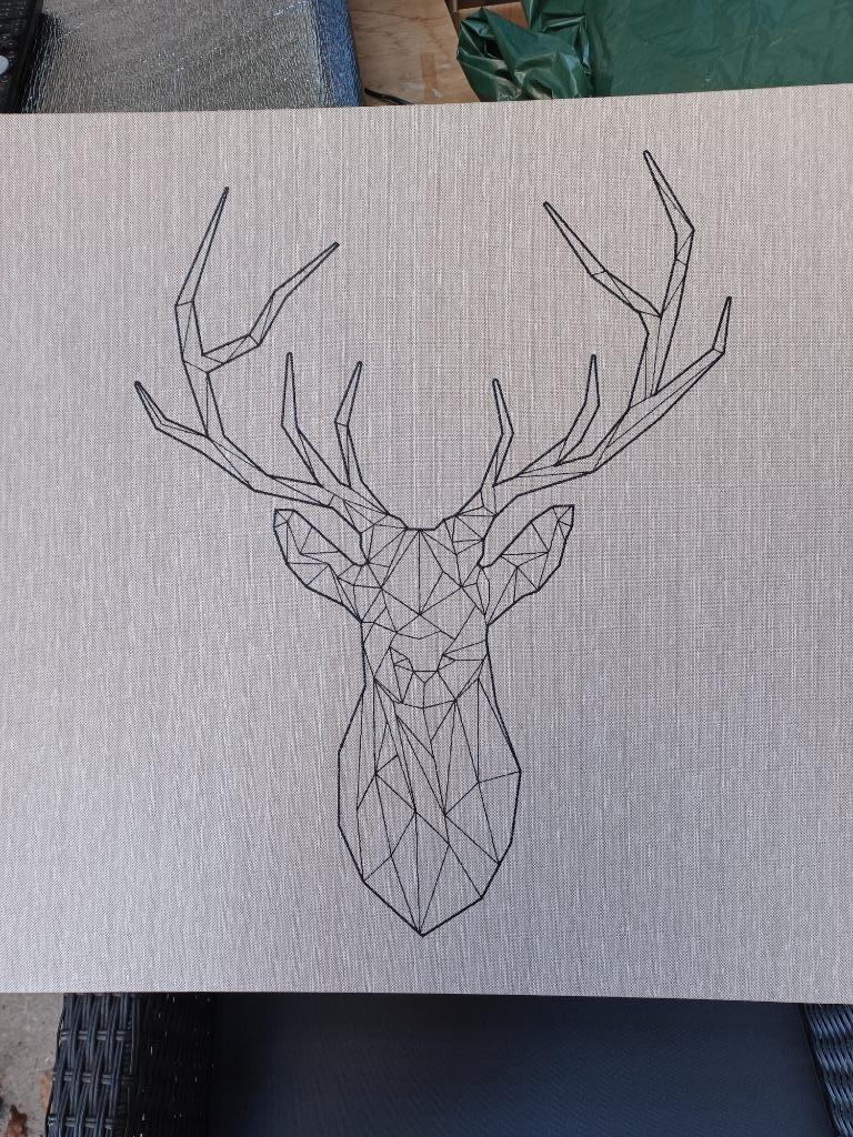 Kader Ikea met hert, Ophalen, 50 tot 75 cm, Overige typen, Zo goed als nieuw