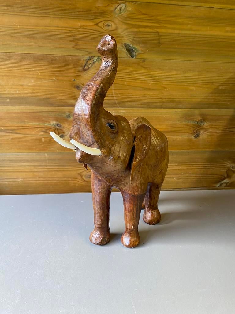 Houten olifant, Verzamelen, Dierenverzamelingen, Ophalen, Nieuw, Wild dier, Beeldje of Figuurtje
