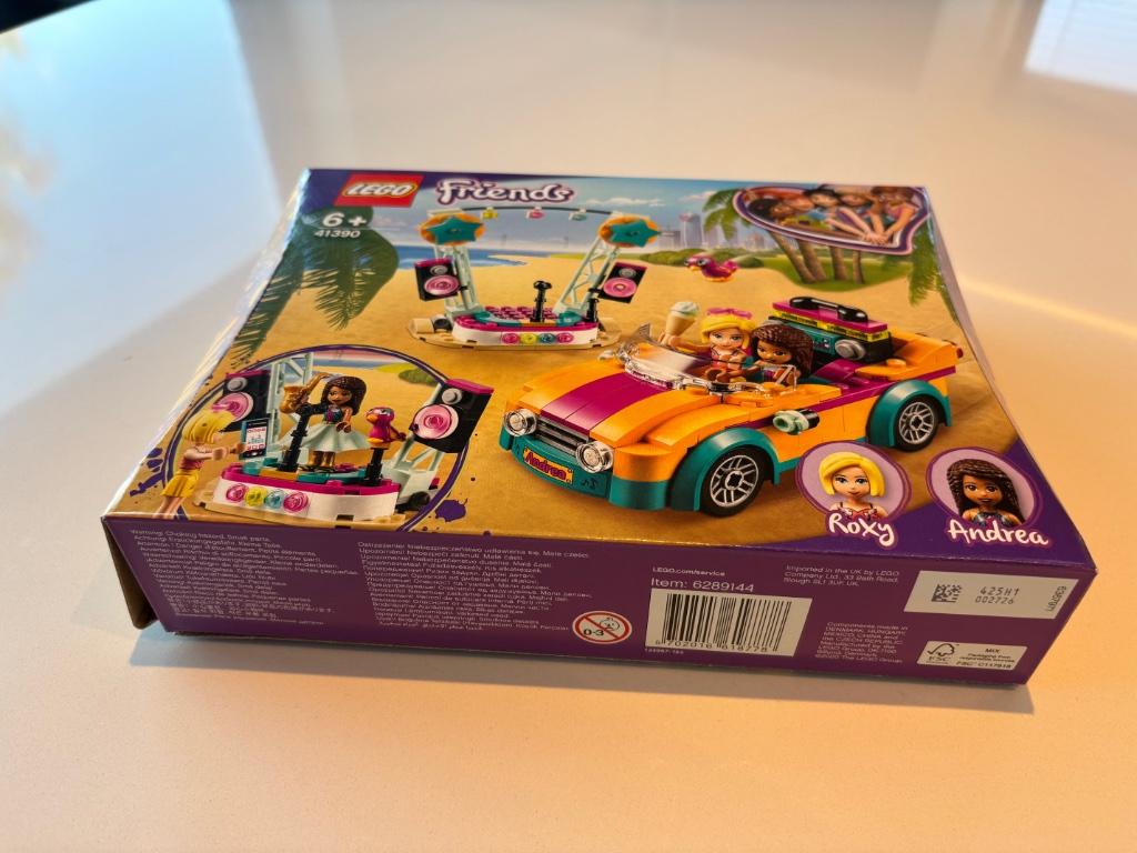 LEGO Friends (41390) La voiture et la scène d'Andréa, Enfants & Bébés, Jouets | Duplo & Lego, Comme neuf, Lego, Ensemble complet