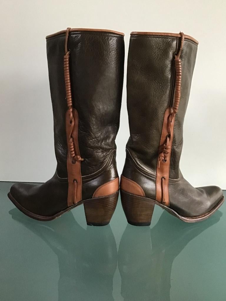 Livraison gratuite | Bottes vertes en cuir Sendra New 40, Neuf, Sendra, Vert, Bottes hautes