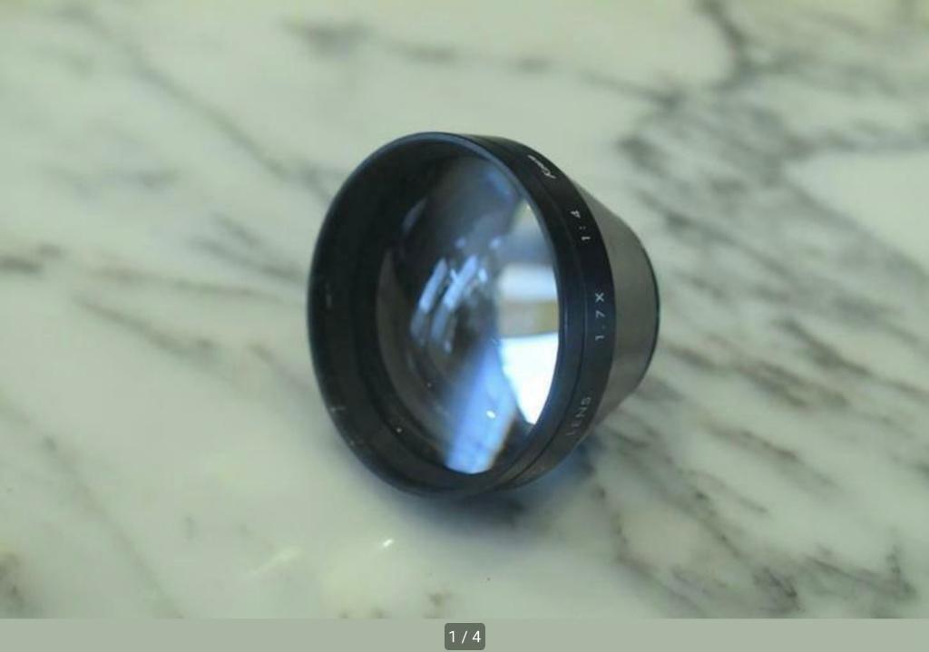 Kowa telephoto lens 1.7X 1:4 voor Kowaflex, Ophalen of Verzenden, 1960 tot 1980, Lens of Lenzen