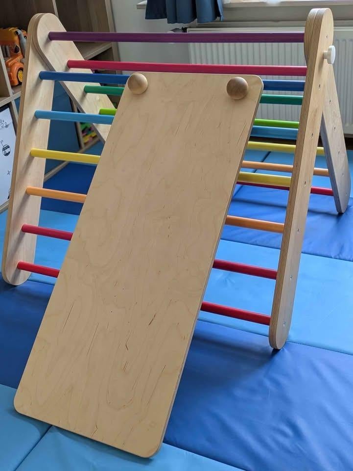 Zweedse muur en klimdriehoek, Kinderen en Baby's, Ophalen, Zo goed als nieuw