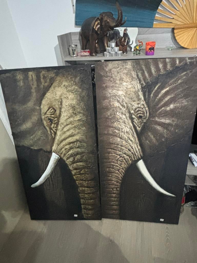 Olifanten kaders passen bij elkaar, Ophalen