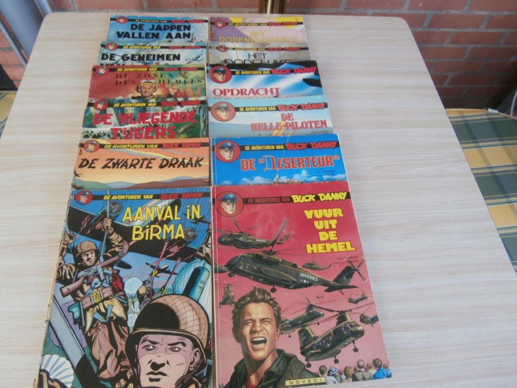 lot strips-buck danny-2dehands, Meerdere stripboeken, Ophalen of Verzenden, Gelezen