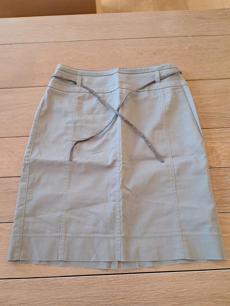 Jupe grise Gerry Weber T 36, Gris, Enlèvement ou Envoi, Taille 36 (S), Comme neuf