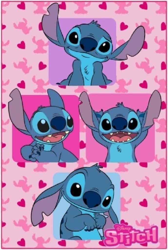 Stitch Vloerkleed Kinderkamer - Roze - Disney Tapijt, Ophalen of Verzenden, Nieuw, Kleed of Kussen