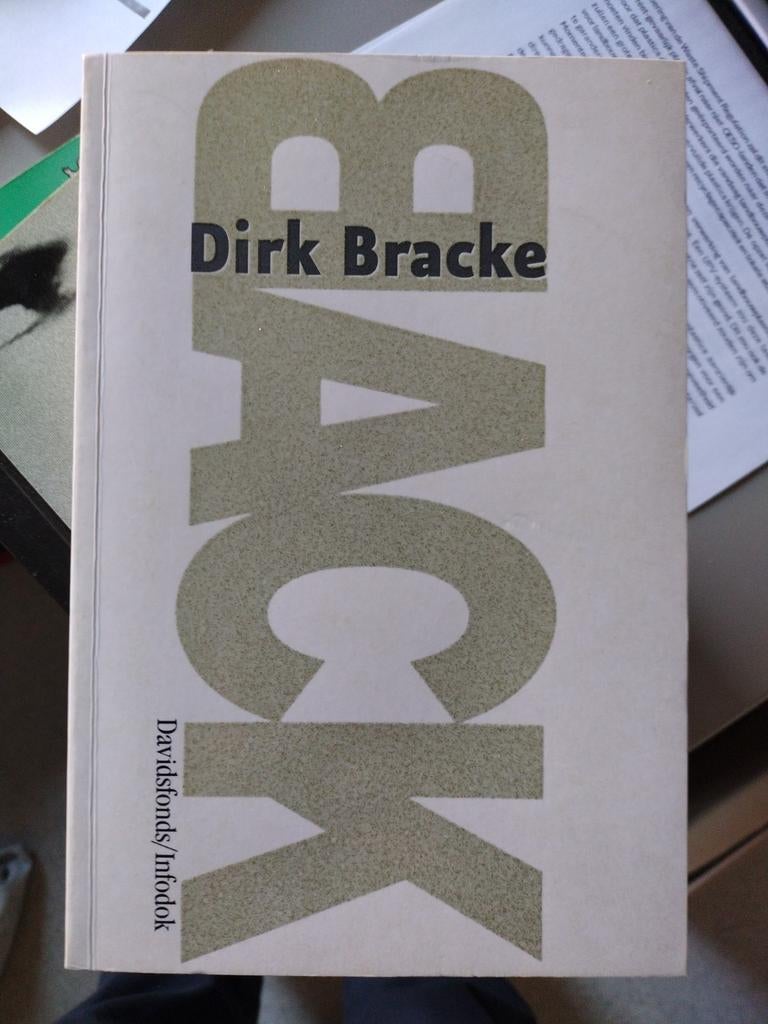 Dirk Bracke - Back,, Ophalen, Zo goed als nieuw, Dirk Bracke