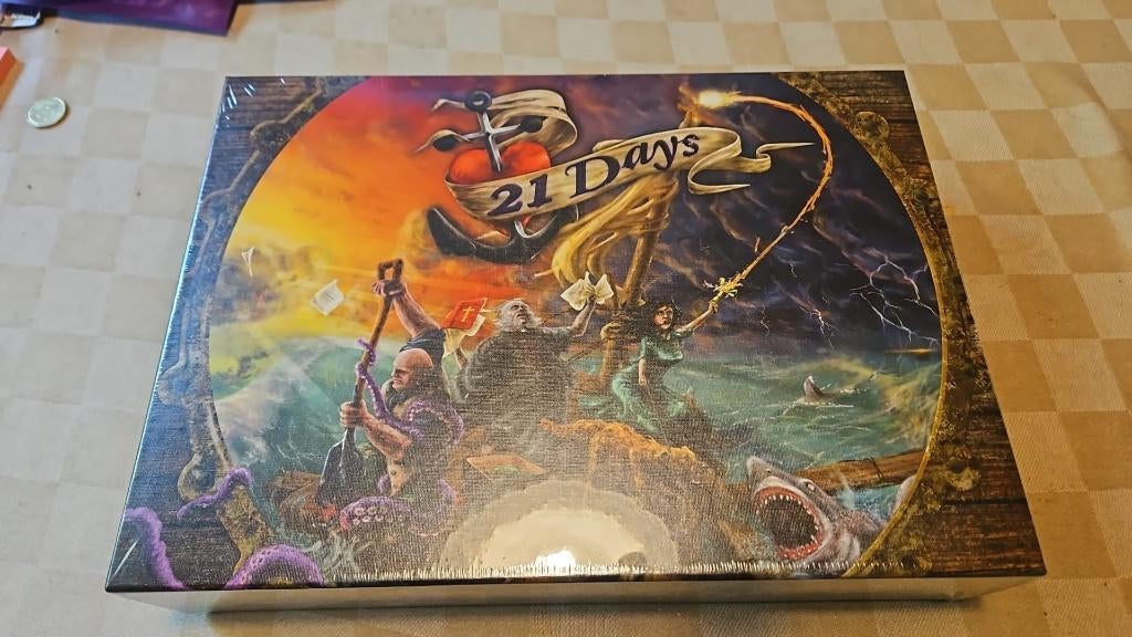 bordspel seal 21 Days Kickstarter editie engelstalig, Hobby en Vrije tijd, Vijf spelers of meer, Verzenden, Nieuw