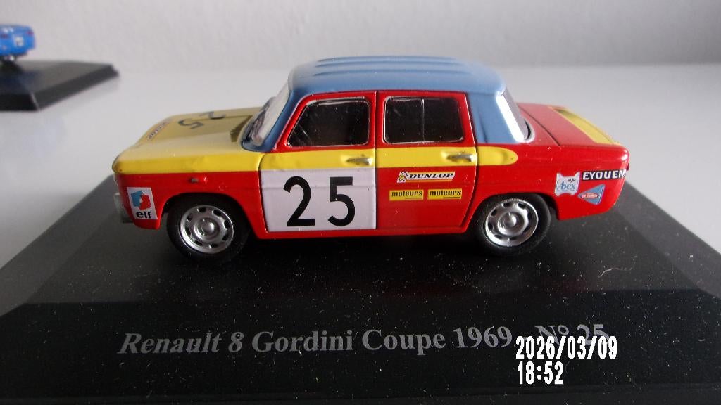 RENAULT 8 GORDINI #25 COUPE 69.ELIGOR 1/43 COMME NEUVE, Enlèvement ou Envoi, Comme neuf, Voiture, Autres marques