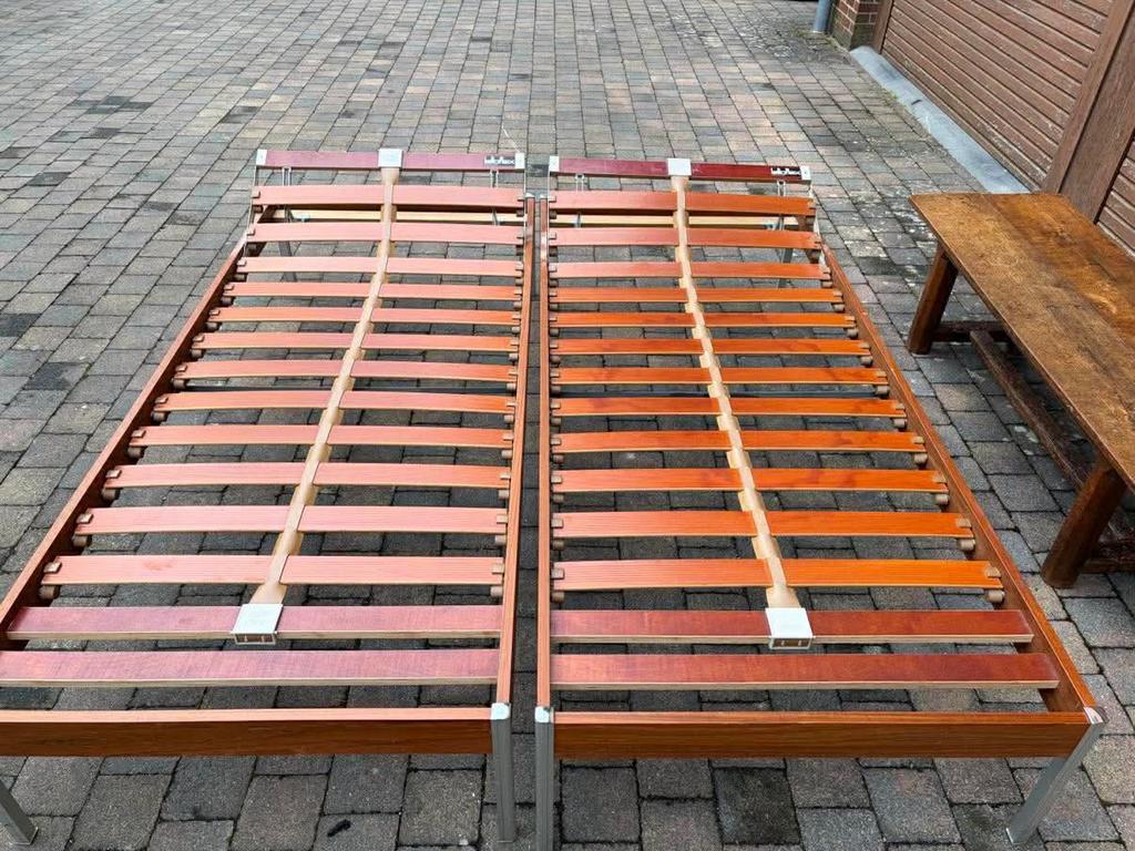 2 lits avec sommier Lattoflex., Maison & Meubles, Enlèvement, Comme neuf, Sommier