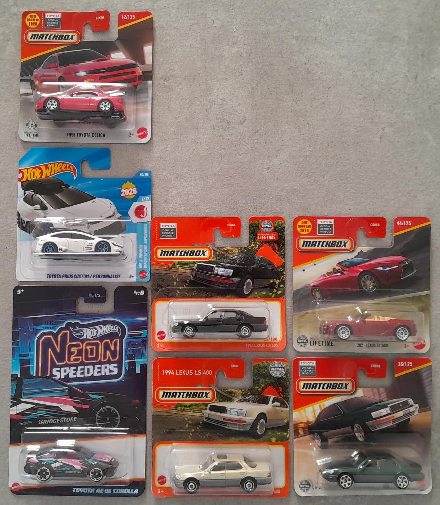 Toyota et Lexus - Hot Wheels et Matchbox, Enlèvement ou Envoi, Neuf
