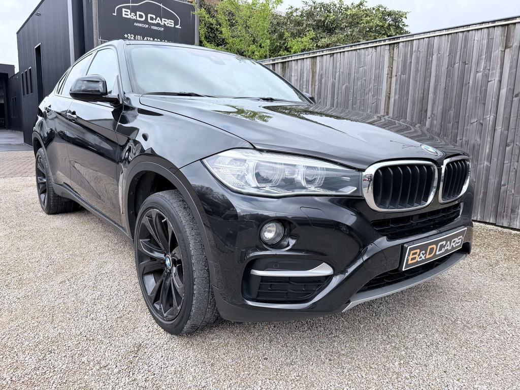 BMW X6 3.0 dAS xDrive30 EXPORT/HANDELAAR/PRO/MARCHAND, Autos, BMW, Cuir, Euro 6, Entreprise, Noir