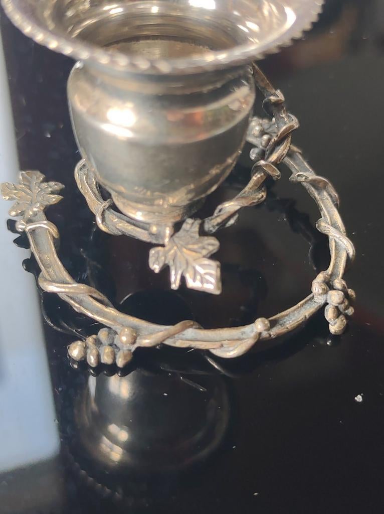 Massief zilveren vaasje 800, Antiek en Kunst, Verzenden