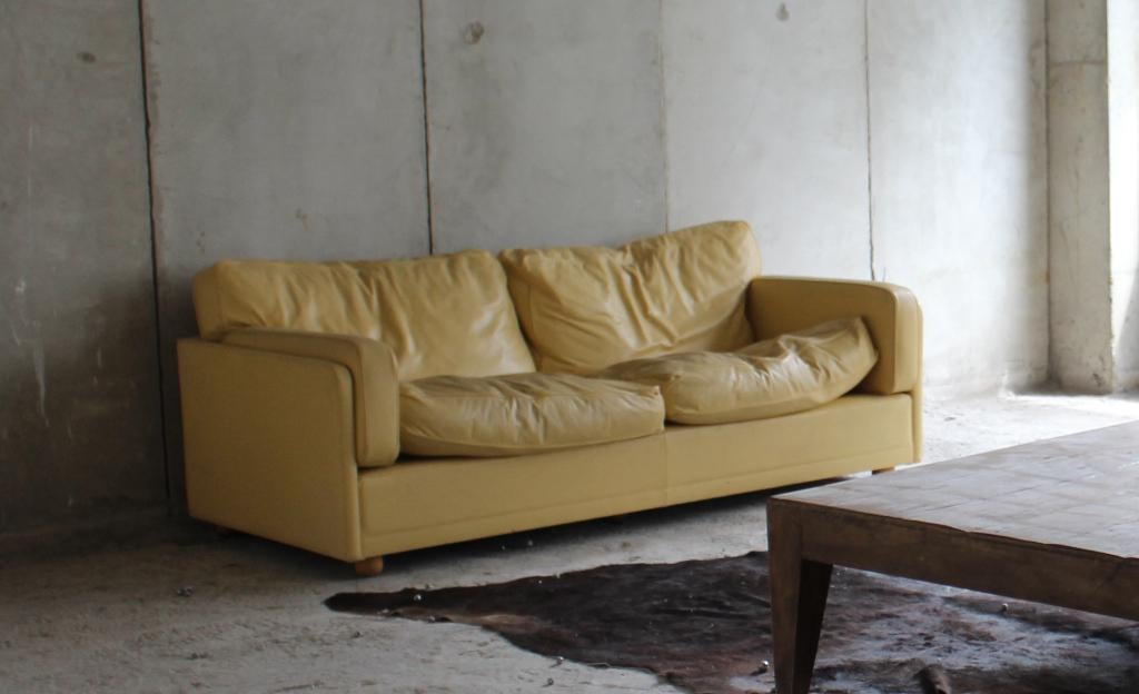 Poltrona Frau, Socrate Twee-Zit Zetel, Maison & Meubles, 75 à 100 cm, 200 à 250 cm, Banc droit, Enlèvement