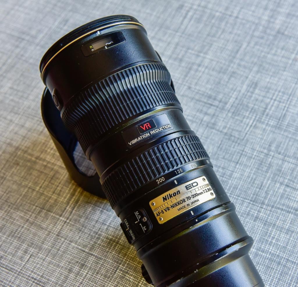 Nikon 70-200 mm F2.8, Audio, Tv en Foto, Ophalen, Gebruikt, Telelens, Zoom