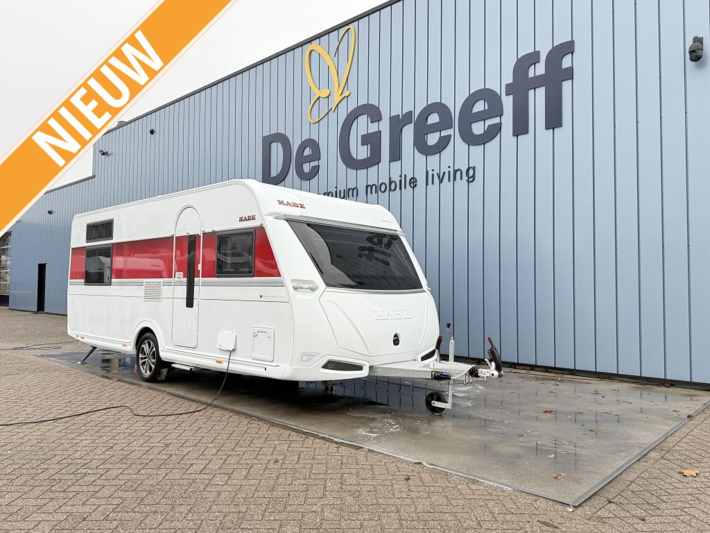 Kabe Royal 560 GLE KS B8, Caravans en Kamperen, Caravans, Bedrijf, tot en met 4, 1500 - 2000 kg, Rondzit, Kabe, 6 tot 7 meter