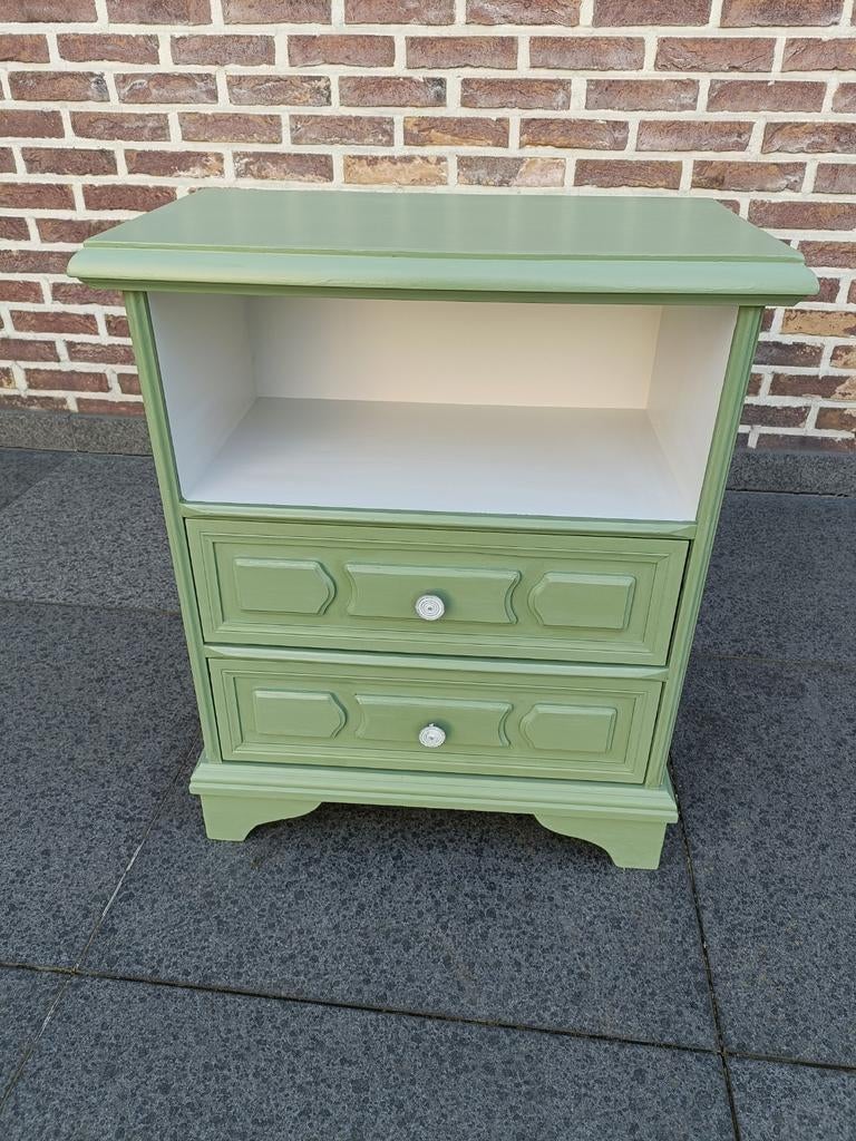 Groen-wit kastje, Huis en Inrichting, Kasten | Overige, Ophalen of Verzenden