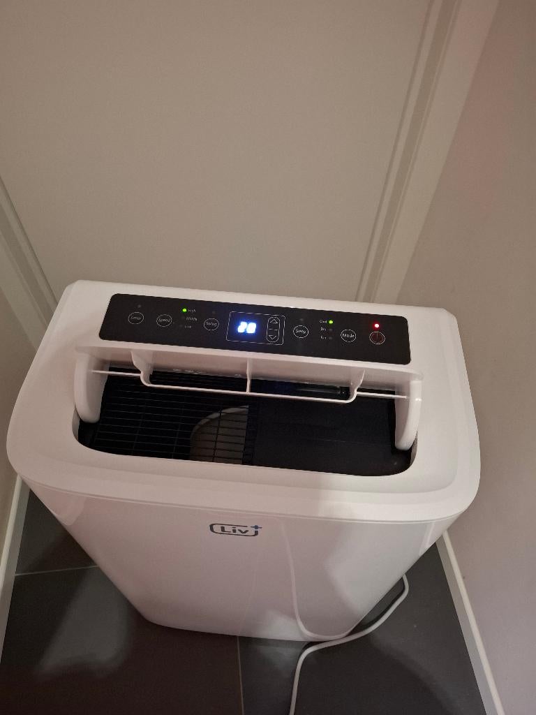Climatiseur portatif Liv+, Electroménager, Climatiseurs, Moins de 60 m³, Comme neuf, Classe énergétique A ou plus économe, Refroidissement et Déshumidification