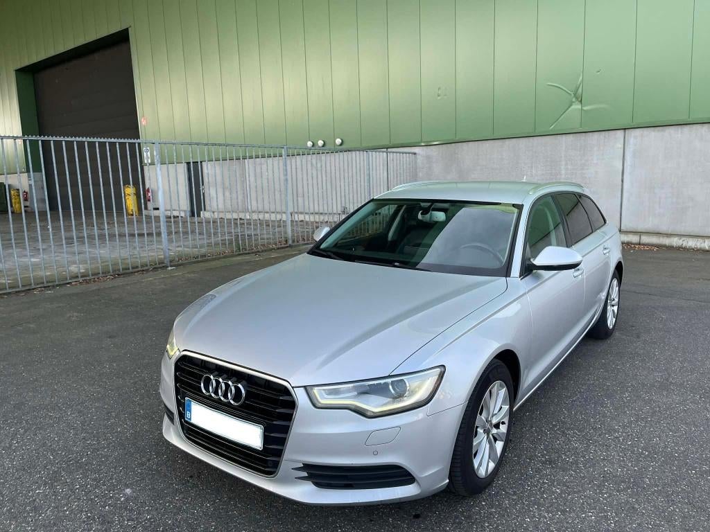 Audi A6 Avant 2.0TDI Automaat Gekeurd met carpass, Auto's, Audi, Euro 5, Zwart, 4 cilinders, Leder