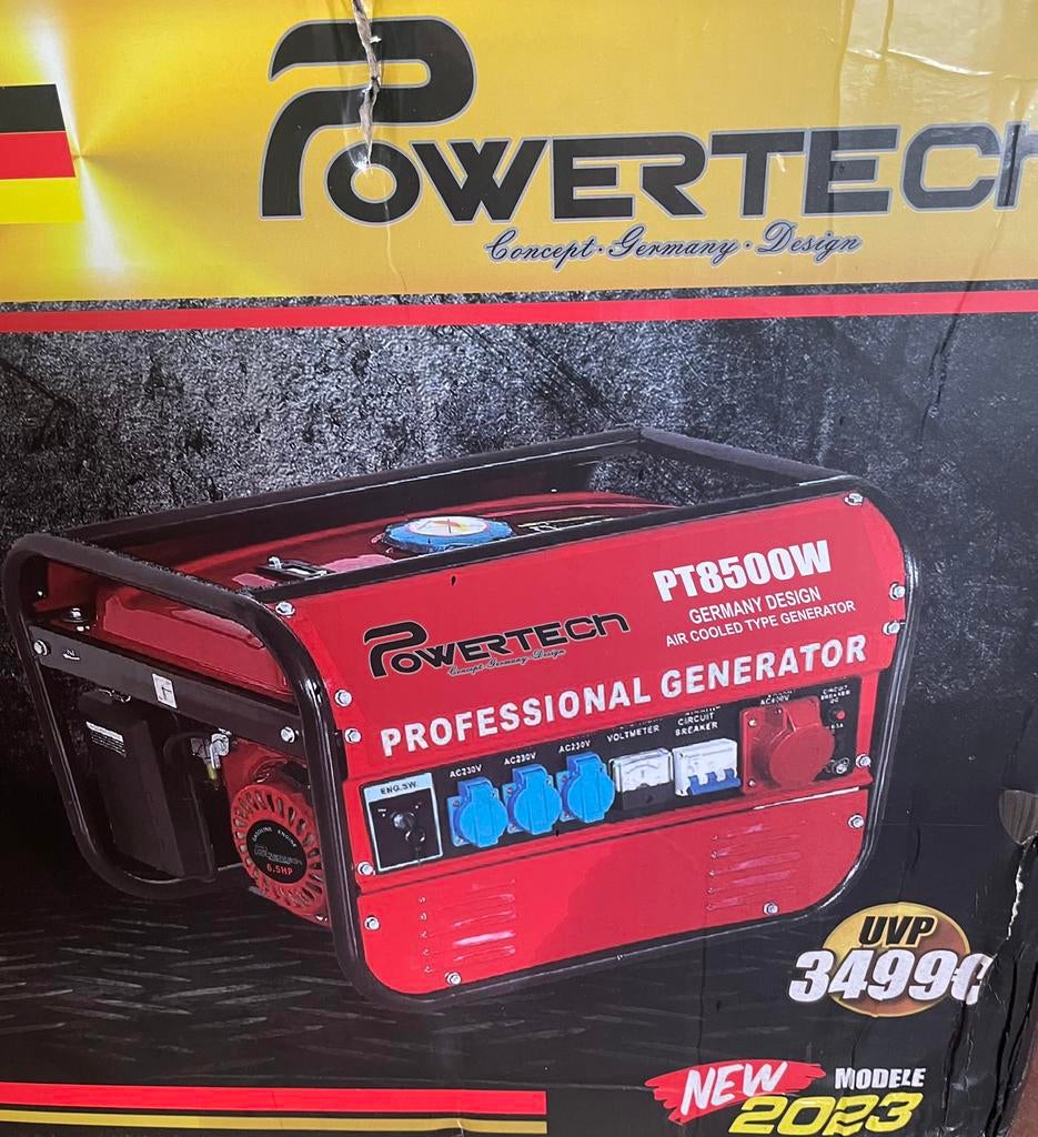 Stroom generator NIEUW IN DOOS, Doe-het-zelf en Bouw, Aggregaten, Ophalen