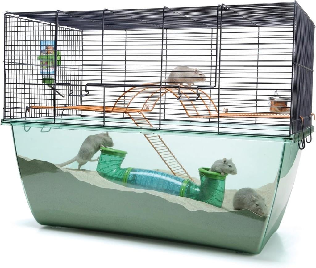 Cage Gerbille valeur 115€, Animaux & Accessoires, Moins de 60 cm, Cage, Utilisé, Enlèvement