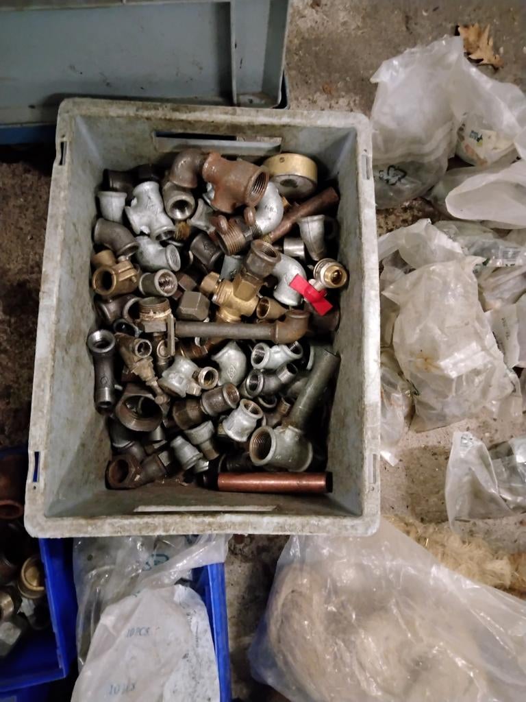 Cv koppelstukken ijzer, Ophalen