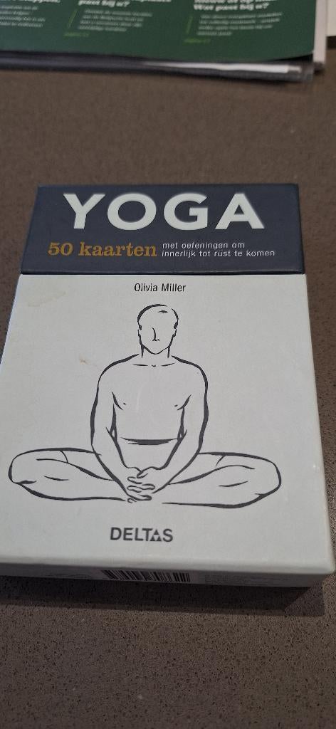 Yoga kaarten, Sports & Fitness, Yoga & Pilates, Enlèvement, Comme neuf, Accessoire de yoga