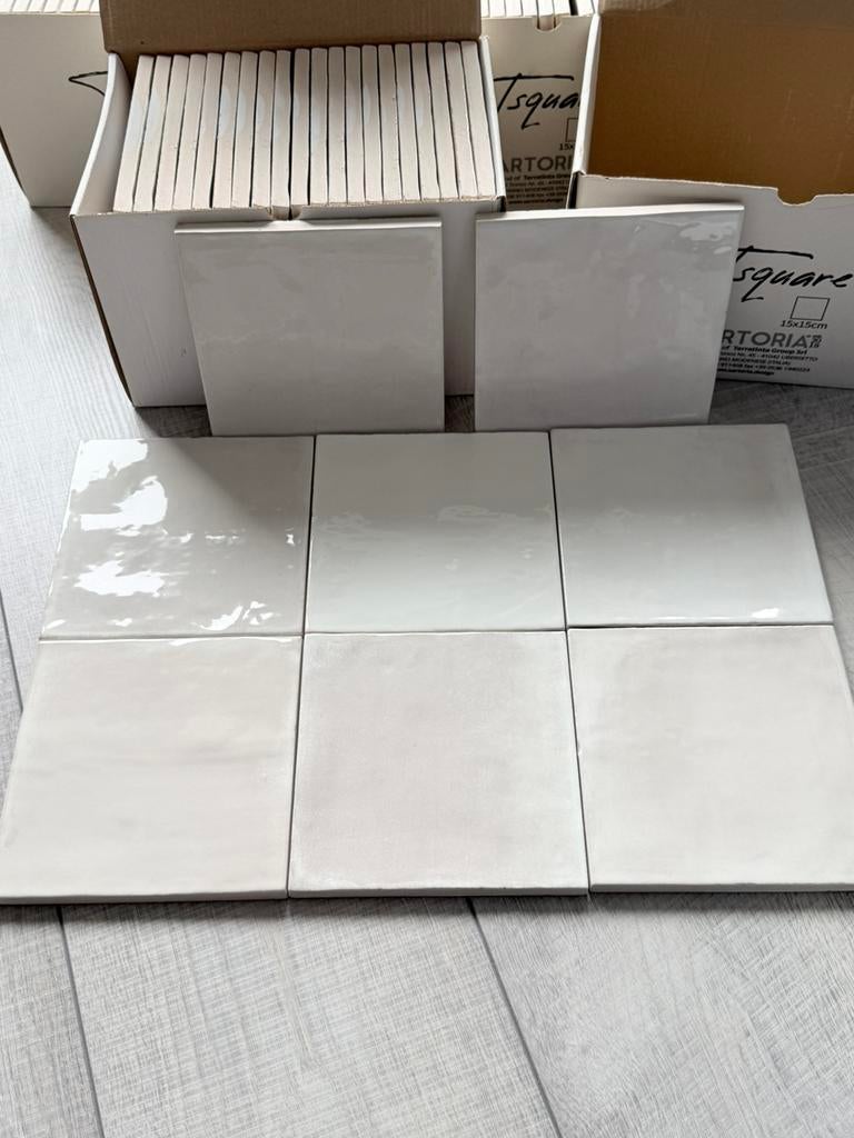 Design Wandtegels 15x15, Doe-het-zelf en Bouw, Tegels, Ophalen, Nieuw, Wandtegels