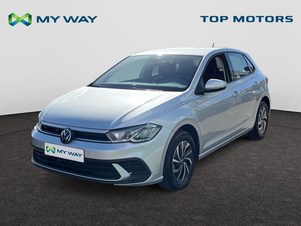 Volkswagen Polo AUTOMAAT*95PK*CARPLAY*GPS*CAMERA*SENSOREN, Auto's, Automaat, Navigatiesysteem, Zilver of Grijs, Stadsauto