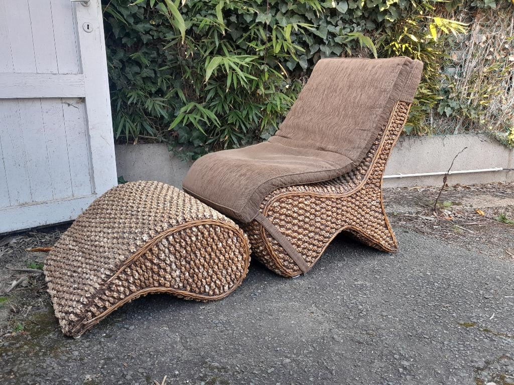 Sofa chaise longue, Maison & Meubles, Canapés | Sofas & Chaises Longues, Une personne, Enlèvement, Utilisé, Bois